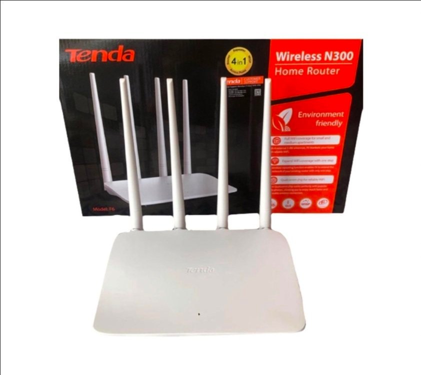 TENDA Routeur Wi-Fi N 300 F6 4 Ports LAN N300 TEN-F6, pour booster Star Link