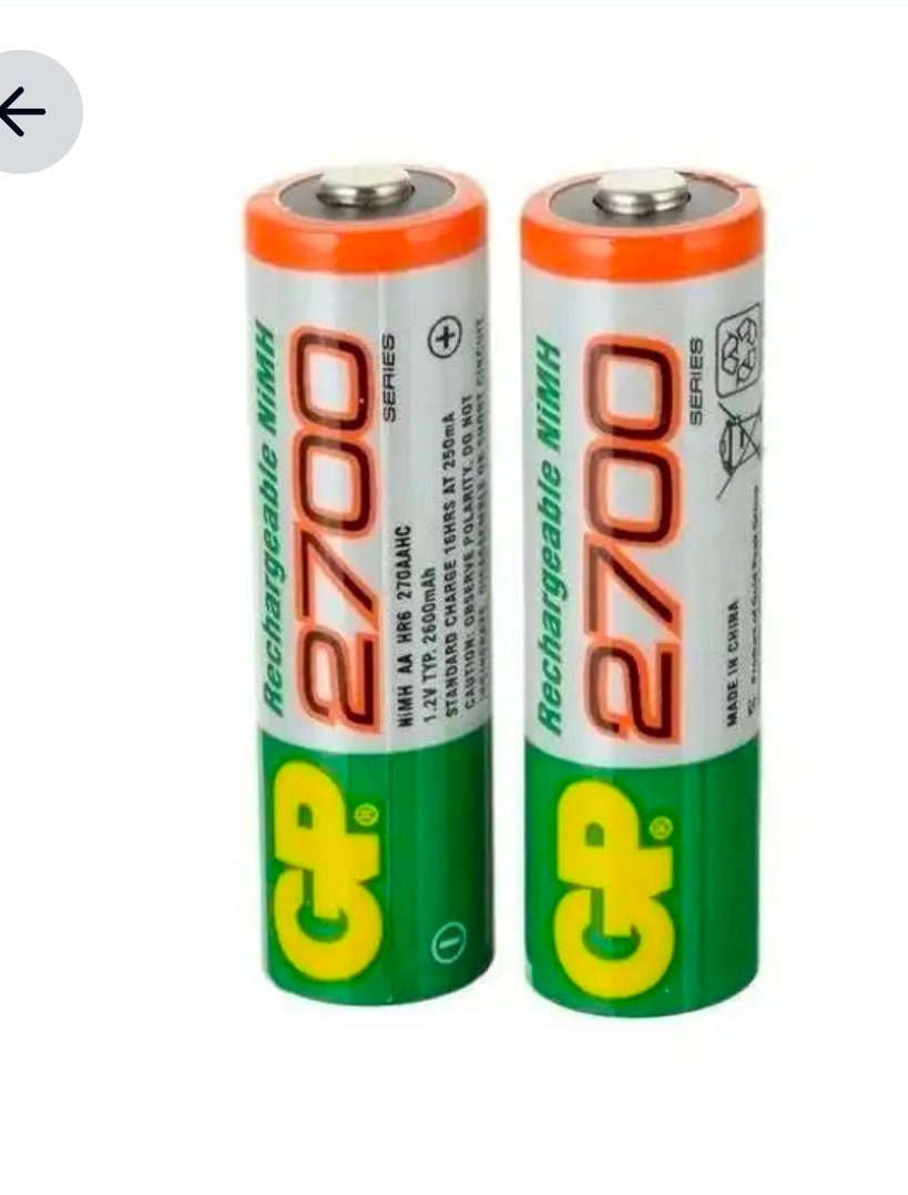 piles rechargeables originales AA GP 2700 mAh 1,2 V 2 piles