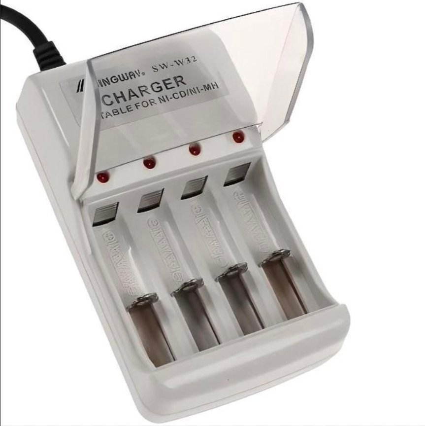 Chargeur Singway SW-W32 est conçu pour charger jusqu'à quatre piles AA ou AAA Ni-MH/Ni-CD simultanément – Image 3