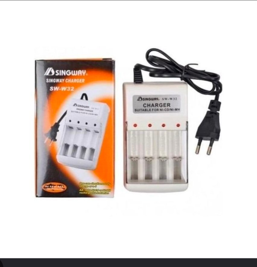 Chargeur Singway SW-W32 est conçu pour charger jusqu'à quatre piles AA ou AAA Ni-MH/Ni-CD simultanément – Image 2