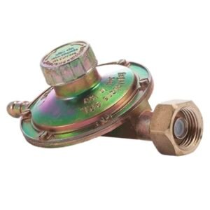 Régulateur de pression pour usage domestique | 1 kg/h, Étalonnage réglable 20/60 mbar | Attaque Horizontale | qualité Italienne