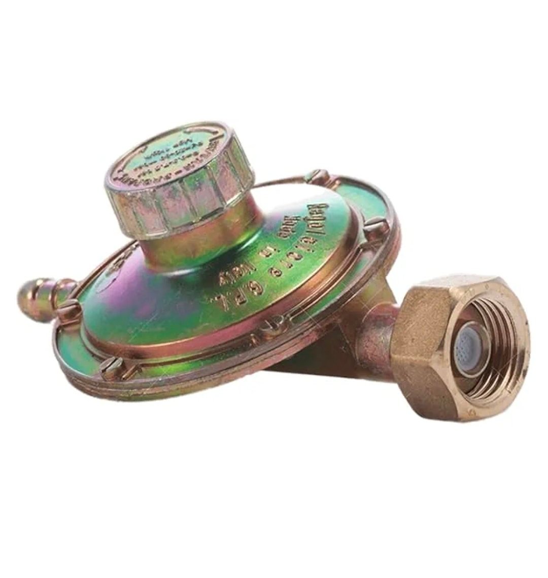 Régulateur de pression pour usage domestique | 1 kg/h, Étalonnage réglable 20/60 mbar | Attaque Horizontale | qualité Italienne
