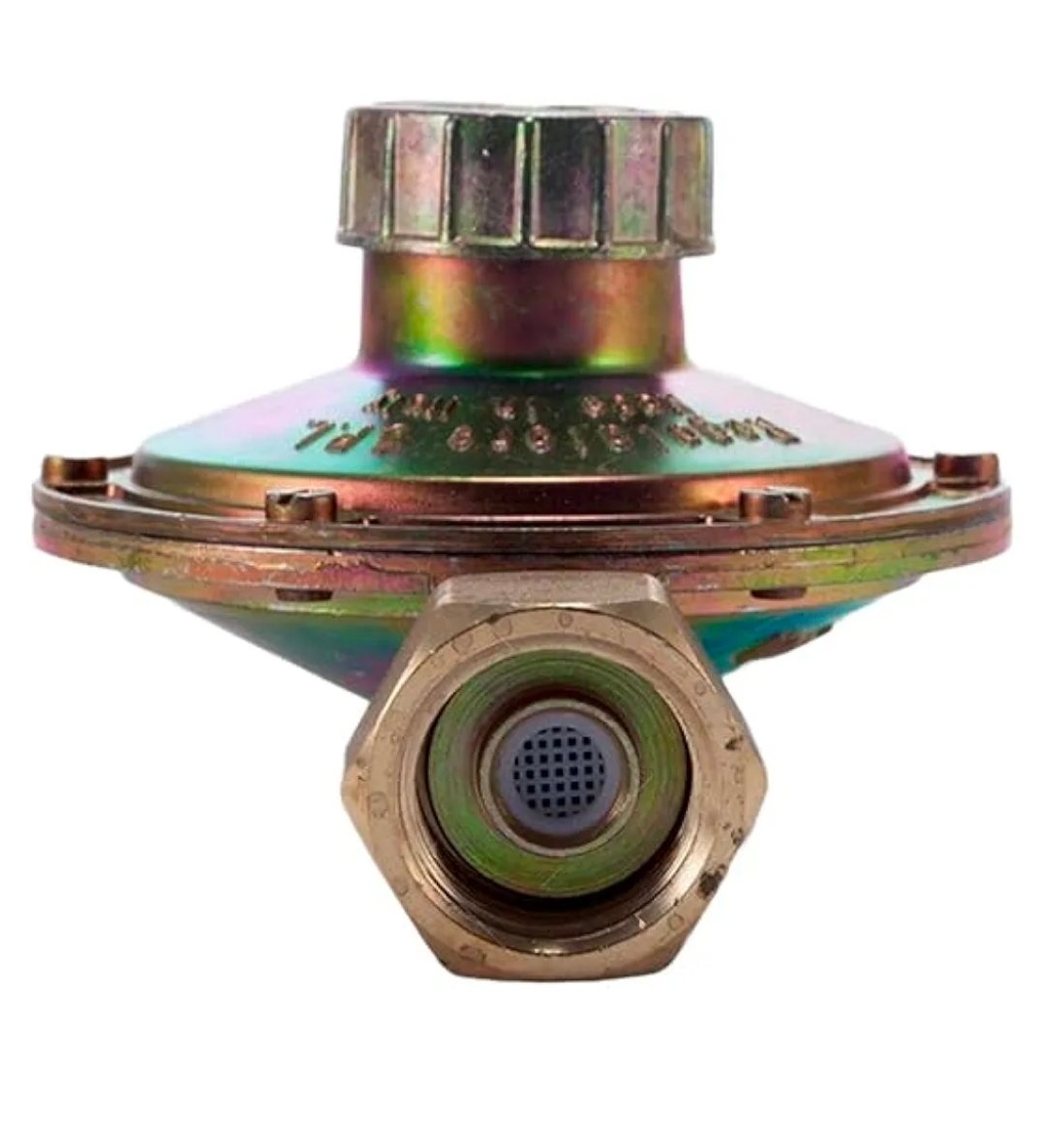 Régulateur de pression pour usage domestique | 1 kg/h, Étalonnage réglable 20/60 mbar | Attaque Horizontale | qualité Italienne – Image 3