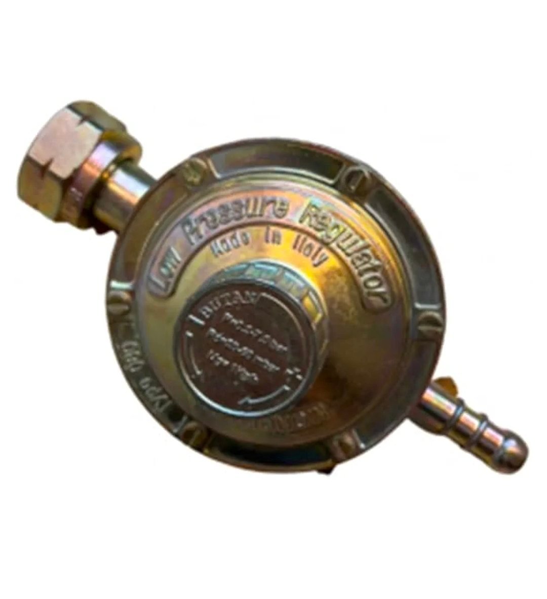 Régulateur de pression pour usage domestique | 1 kg/h, Étalonnage réglable 20/60 mbar | Attaque Horizontale | qualité Italienne – Image 2