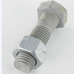 Boulon  avec Ecrou Tête hexagonale TH M24*70 Classe 8.8 SB Forte tenue à la corrosion Acier galvanisé