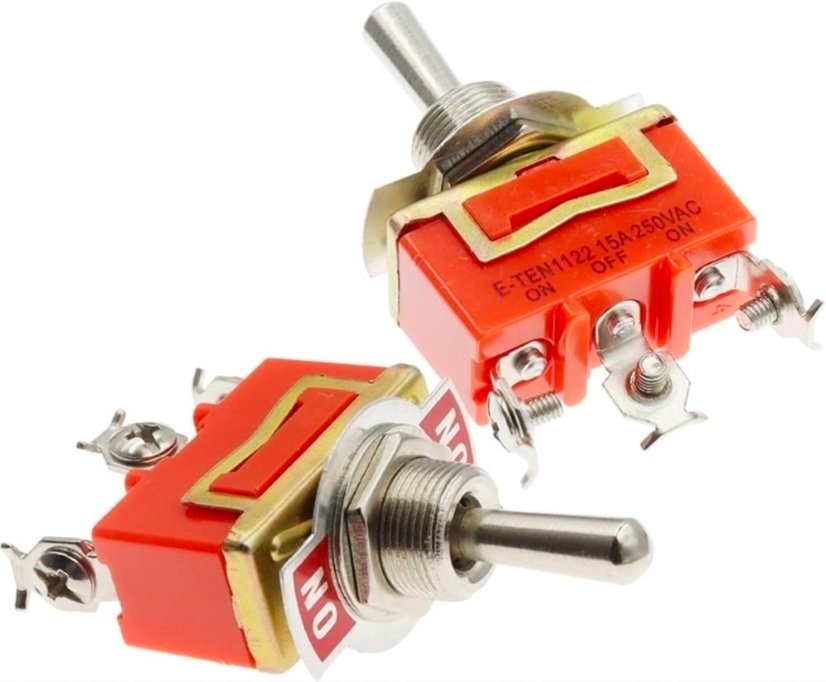 Interrupteur de Moteur à Courant Continu, Interrupteur à Bascule à 6 Broches pour Rideaux, Volets et Moteurs à Courant Continu, Petit et Portable, Large Application, Résistant – Image 3