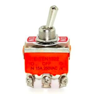 Interrupteur de Moteur à Courant Continu, Interrupteur à Bascule à 6 Broches pour Rideaux, Volets et Moteurs à Courant Continu, Petit et Portable, Large Application, Résistant