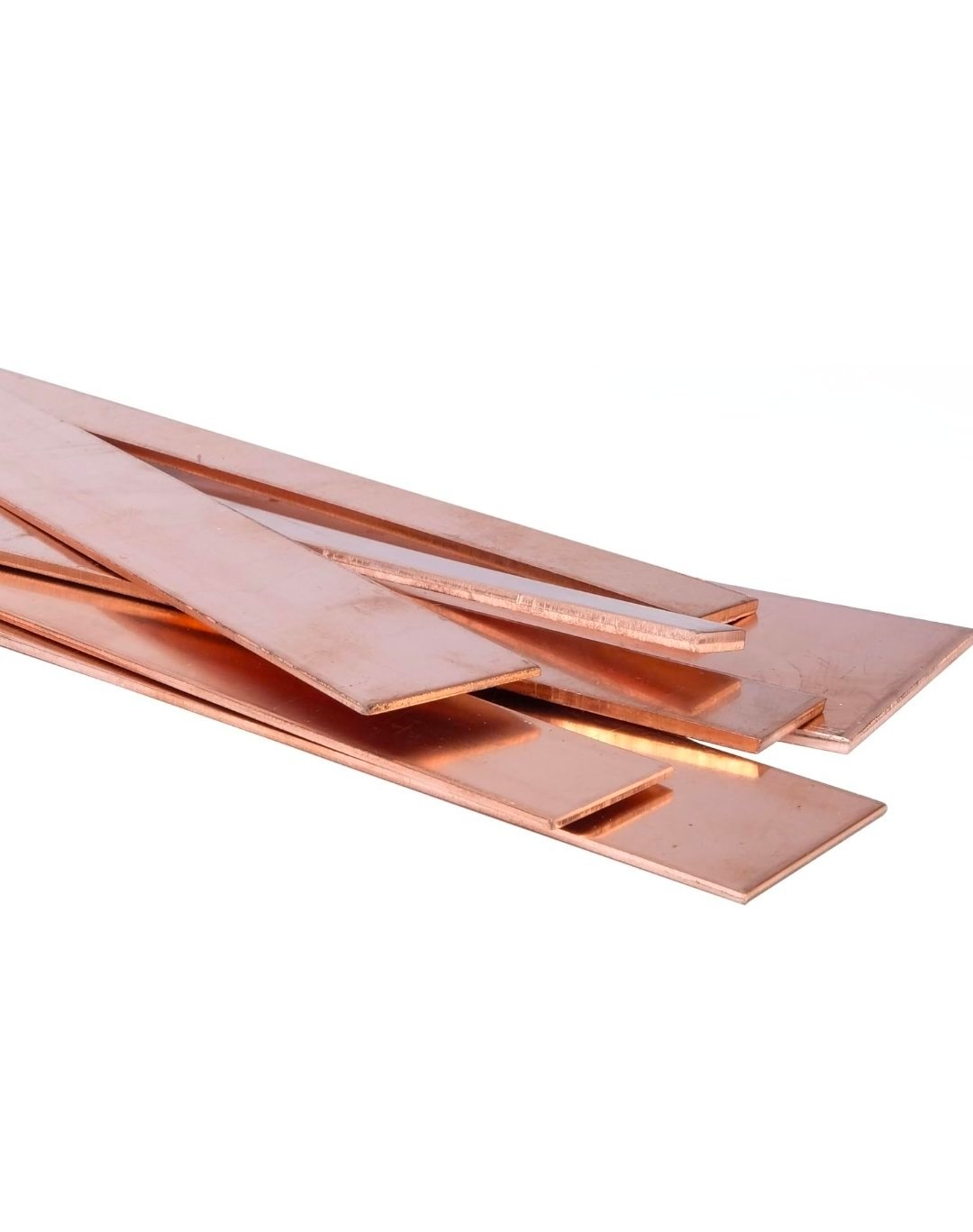 Barre Cuivre, Barre plate en cuivre 2.0090 Cu-DHP 30 x 5 mm - Bandes coupées 750 mm par Métrage – Image 4