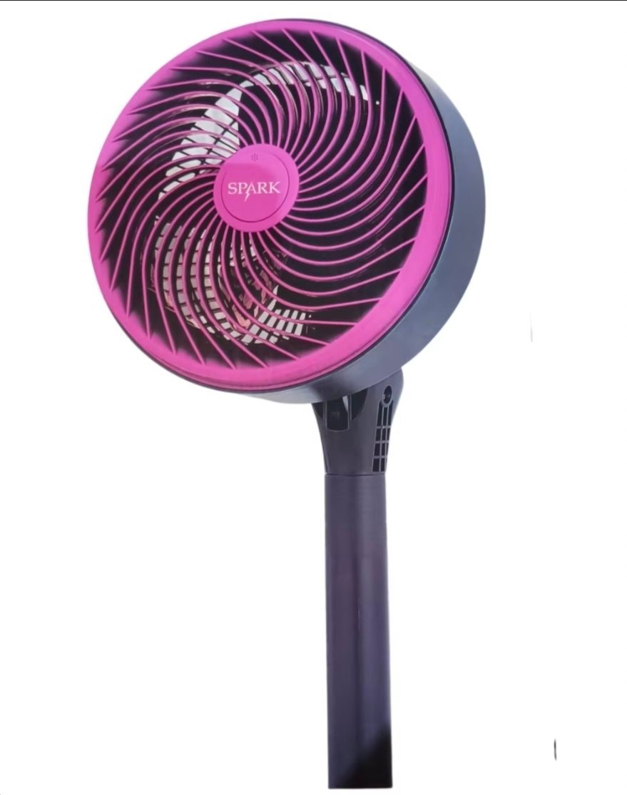 Ventilateur sur pied multidirectionnel, design moderne, tête inclinable, 3 vitesses,Fonction de télécommande