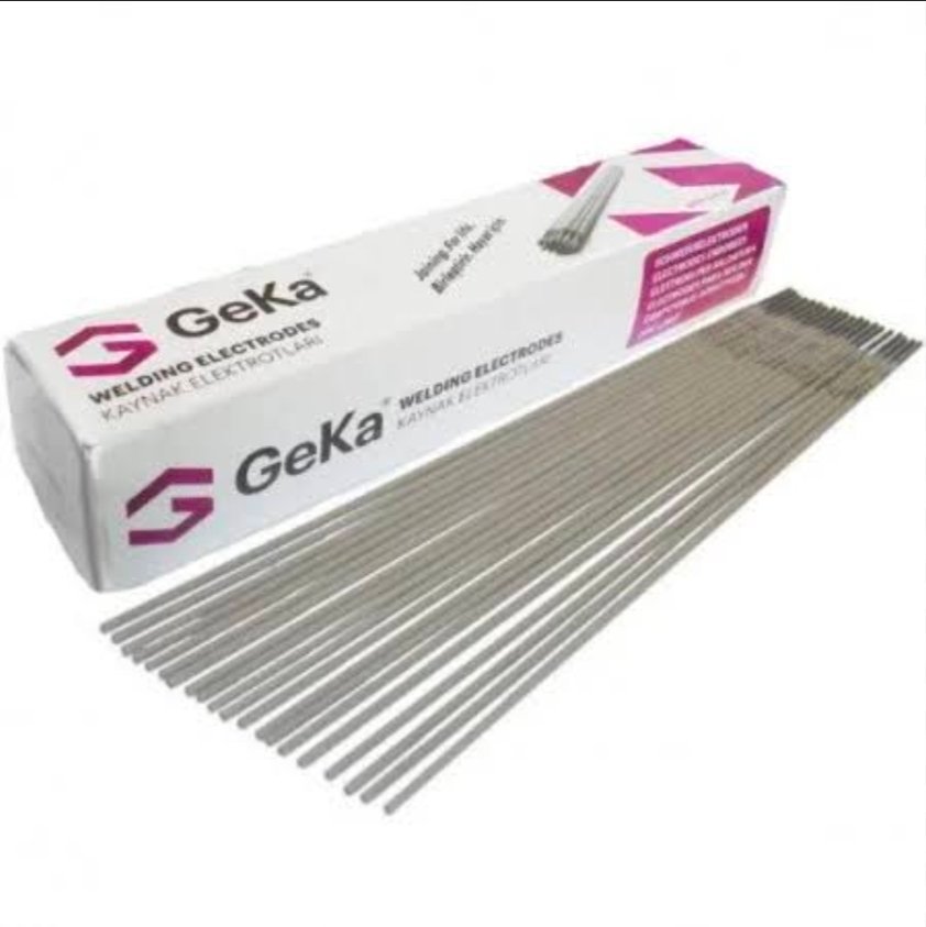 Électrodes de soudage Geka E 7018-1 H4R, Baguette a souder basique 3.20 x 350. conçues pour le soudage de l'acier. – Image 7