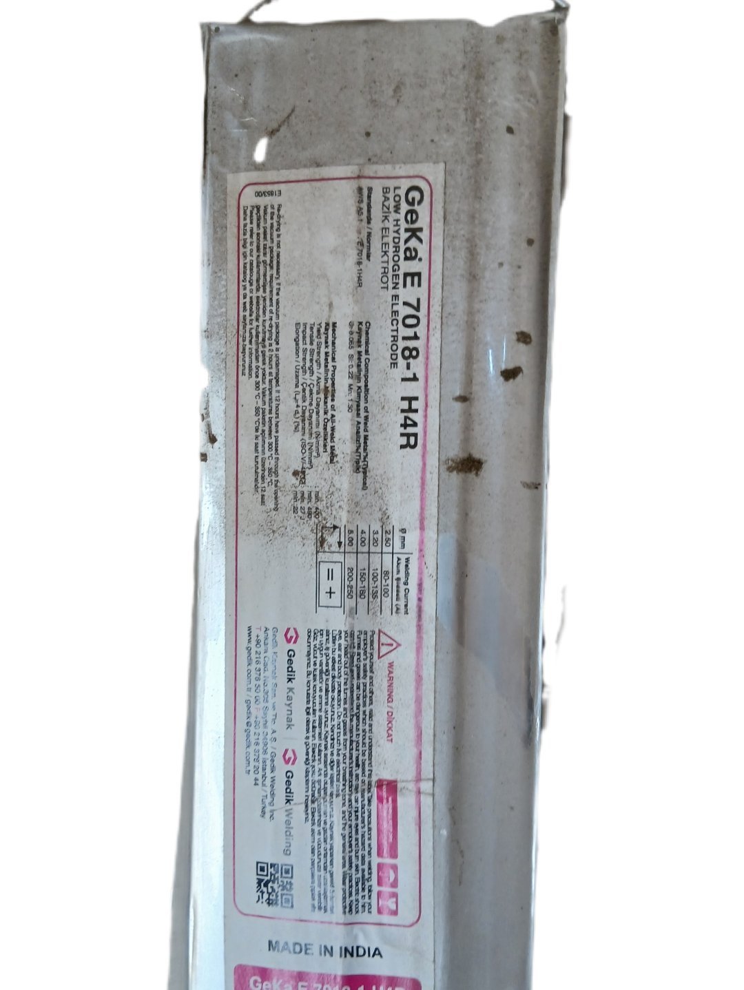 Électrodes de soudage Geka E 7018-1 H4R, Baguette a souder basique 3.20 x 350. conçues pour le soudage de l'acier. – Image 2